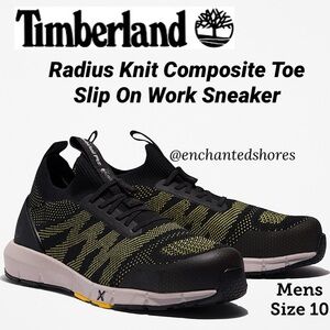 Timberland PRO Radius Work Sneaker Composite Toe Athletic Slip On Mens Size 10